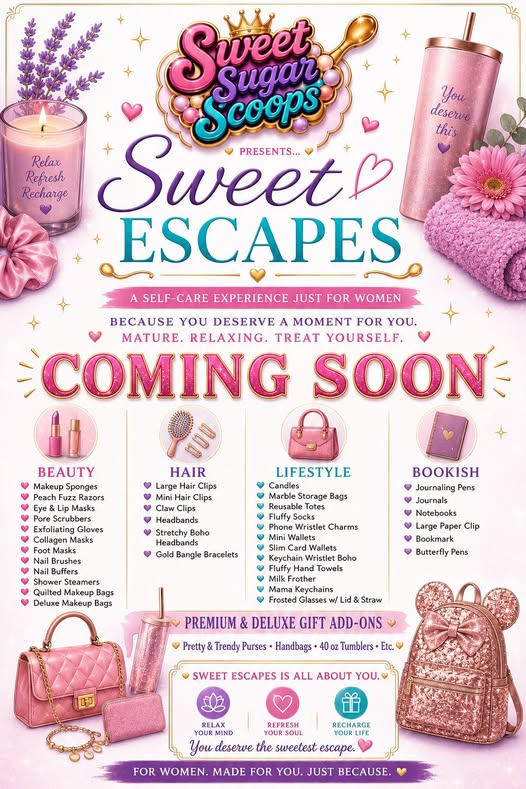 PRE-ORDER.         💜SWEET ESCAPE Scoop Experience